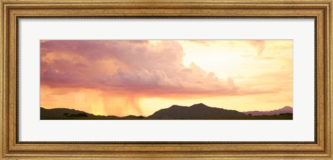 Framed Huachuca Mountains, Arizona Print