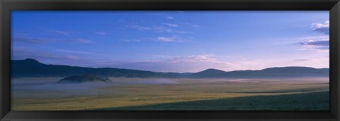 Framed Valle Grande, Valles Caldera National Preserve, New Mexico Print