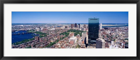 Framed Boston Buildings Print