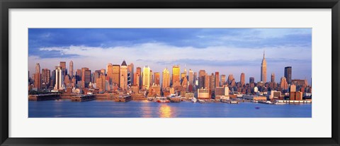 Framed Sunrise in New York, NY Print