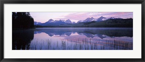 Framed Little Redfish Lake, Sawtooth National Recreation Area, Custer County, Idaho Print