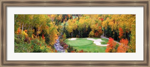 Framed New England Golf Course Print