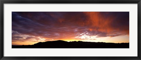 Framed Sierra Nevada Mountains, CA Print