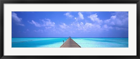 Framed Holiday Island, Maldives Print