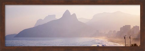 Framed Ipanema Beach, Rio de Janeiro Brazil Print