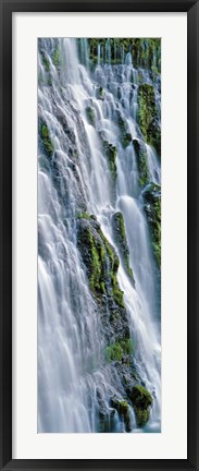 Framed Burney Falls, McArthur-Burney Falls Memorial State Park, California Print