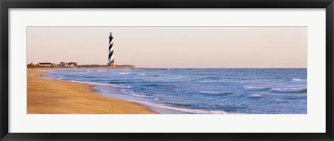 Framed Cape Hatteras Lighthouse, Hatteras Island, North Carolina Print