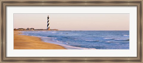 Framed Cape Hatteras Lighthouse, Hatteras Island, North Carolina Print