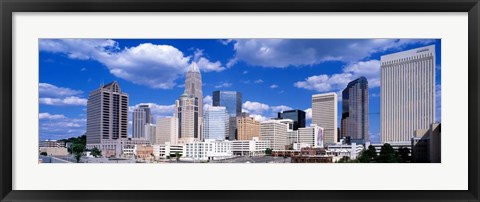 Framed Charlotte, North Carolina Print