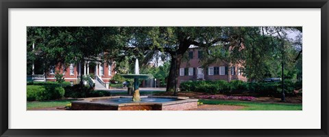 Framed Columbia Square Historic District, Savannah, GA Print