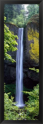 Framed Latourell Falls, Columbia River Gorge, Oregon Print