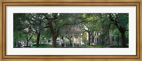 Framed Whitefield Square Historic District, Savannah, GA Print