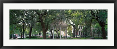 Framed Whitefield Square Historic District, Savannah, GA Print