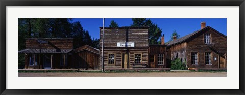 Framed Ghost Town, Nevada City, MT Print