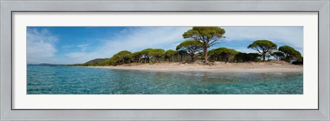 Framed Palombaggia Beach, Corsica, France Print