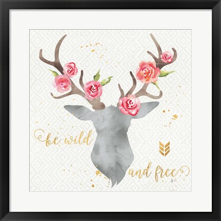 Framed Wild Bohemian I Print