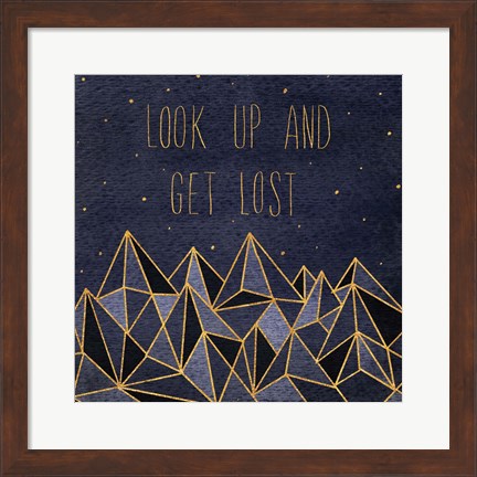 Framed Written in the Stars II Print