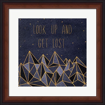 Framed Written in the Stars II Print