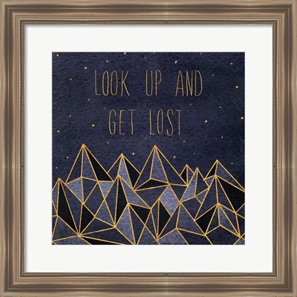 Framed Written in the Stars II Print