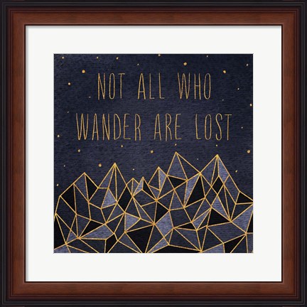 Framed Written in the Stars IV Print