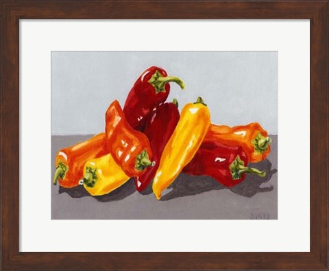 Framed Pepper Collection II Print