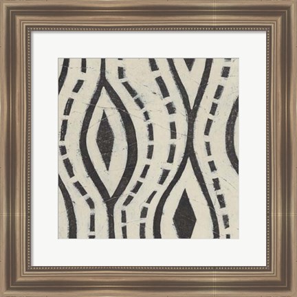 Framed Tribal Patterns VIII Print