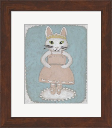 Framed Ballerina Animal II Print