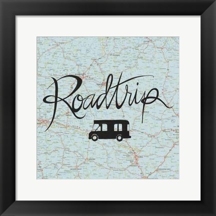 Framed Road Trip II Print