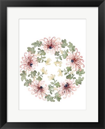 Framed Watercolor Motif II Print