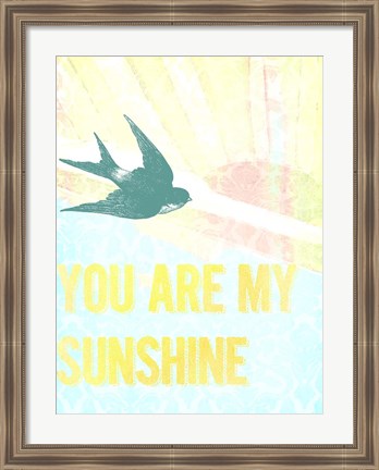 Framed My Only Sunshine I Print