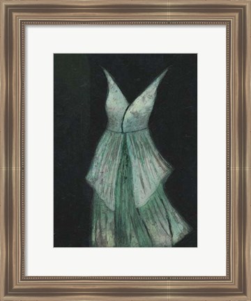 Framed White Dress I Print