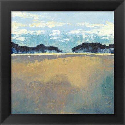 Framed Aureate Seascape II Print