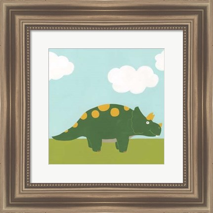 Framed Playtime Dino IV Print