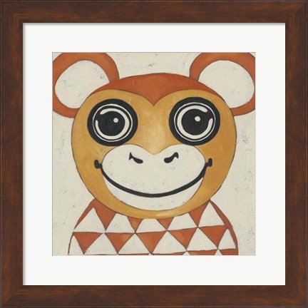 Framed Zoo Portrait I Print