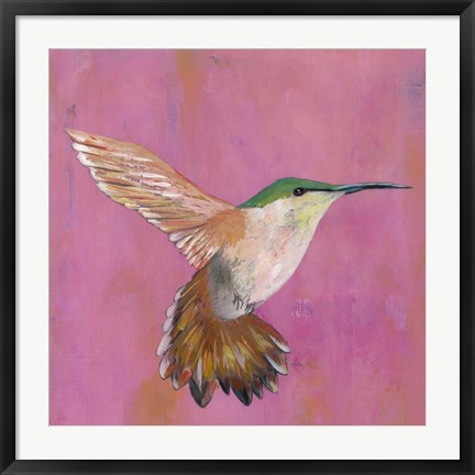 Framed Sweet Hummingbird I Print
