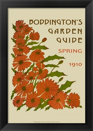 Framed Boddington&#39;s Garden Guide II Print