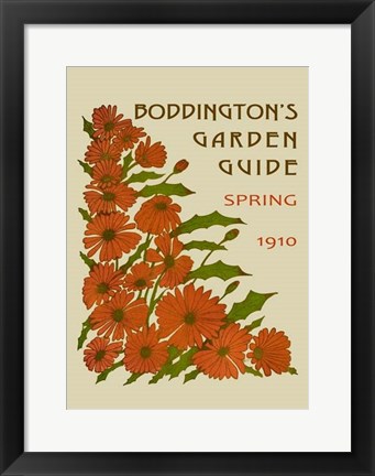 Framed Boddington&#39;s Garden Guide II Print