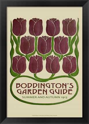 Framed Boddington&#39;s Garden Guide III Print