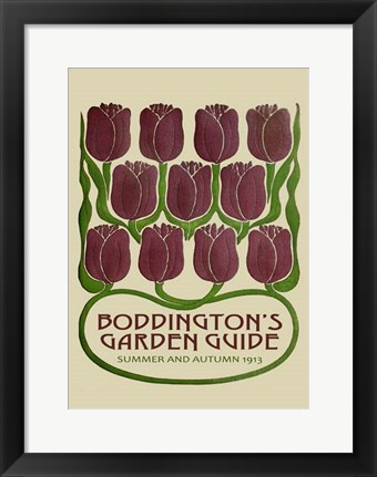 Framed Boddington&#39;s Garden Guide III Print