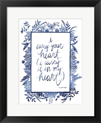 Framed Love Quote III Print