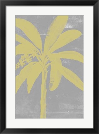 Framed Chromatic Palms III Print