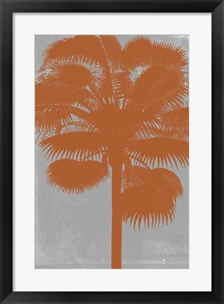 Framed Chromatic Palms IV Print