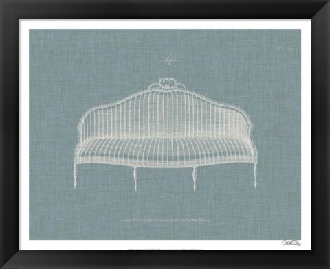 Framed Hepplewhite Sofas IV Print