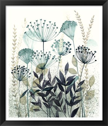 Framed Allayed Floral II Print