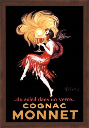 Framed Cognac Monnet Print