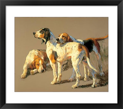 Framed Hounds Study (LE) Print