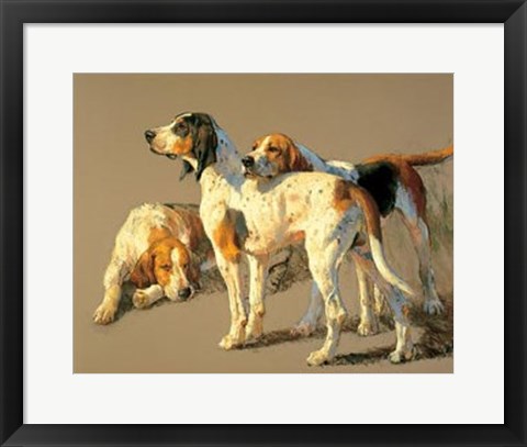 Framed Hounds Study (LE) Print