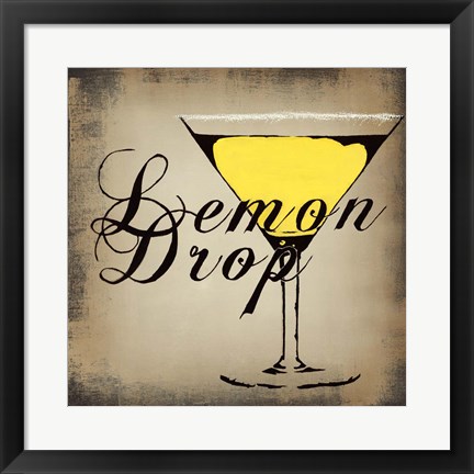 Framed Lemon Drop Print