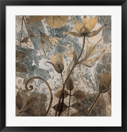 Framed Underwater Botanicals I Print