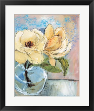 Framed Magnolia Perfection II Print